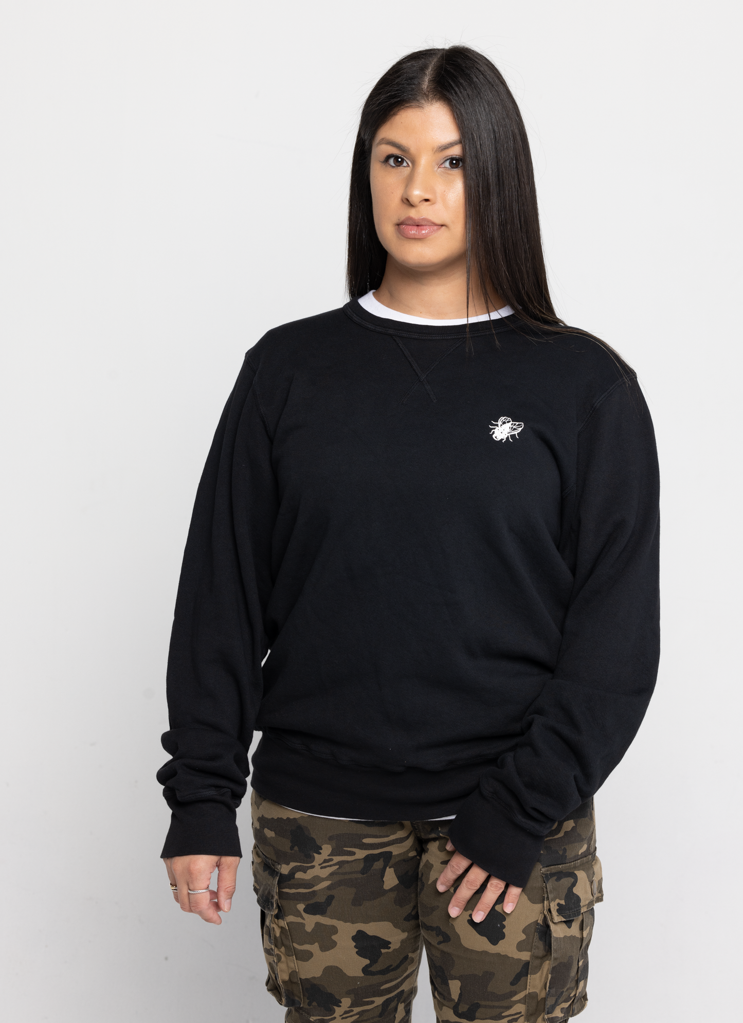 "The Standards" | Heavy French Terry Crewneck Sweatshirt with FLY on Chest